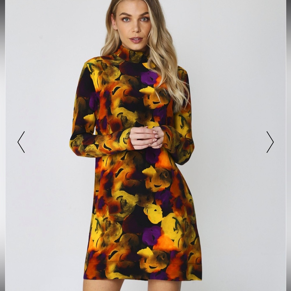 Ganni Silk Blend Shift Dress (NWOT)